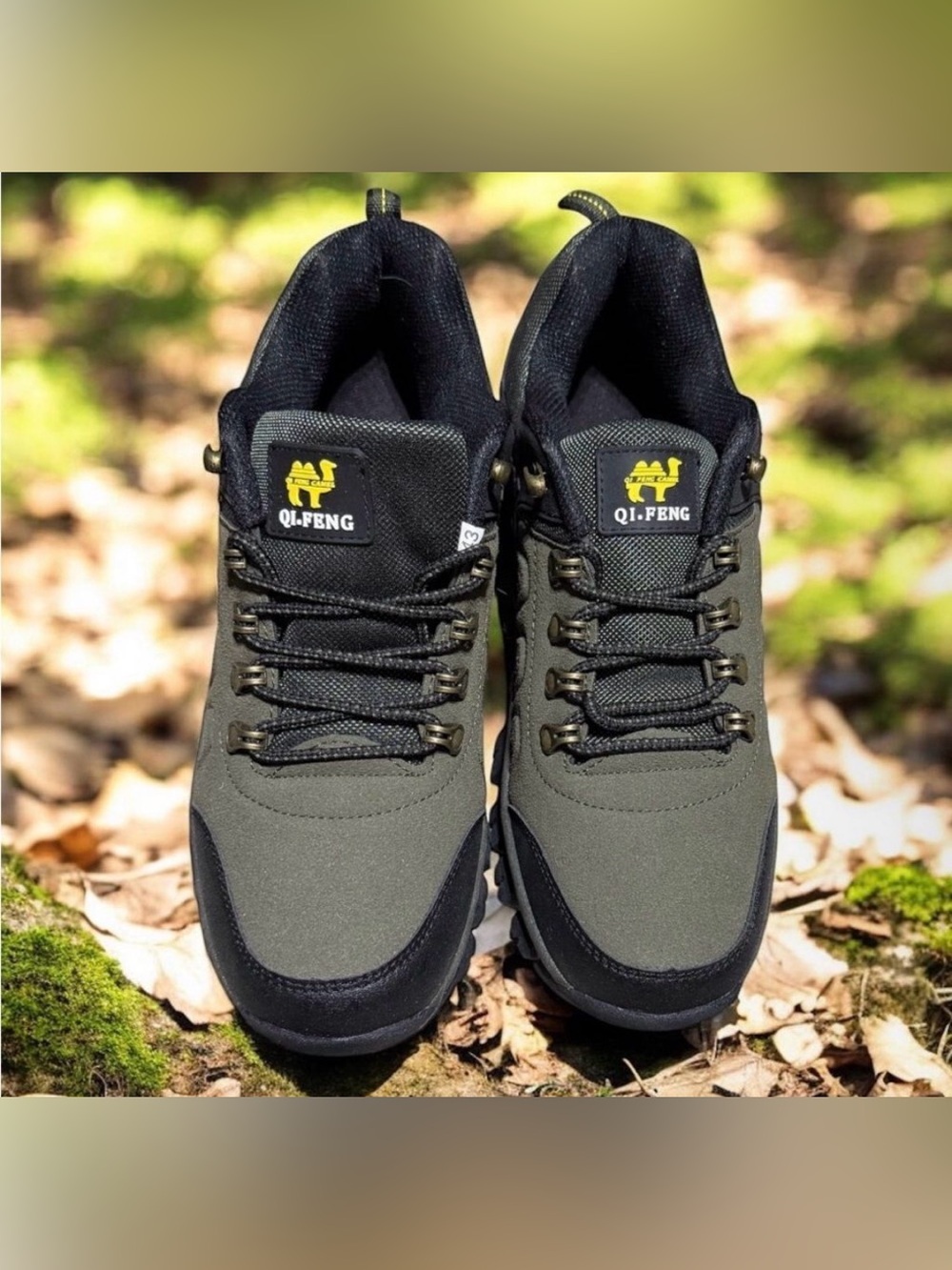 Camel Men’s Trail Shoes in Olive Green & Black (New, No Box) M 9.5/10 W 11.5/12 - Picture 4 of 5